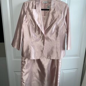 Karin Stevens VTG Mother Of The Bride Groom Dress Jacket Set Size 12
